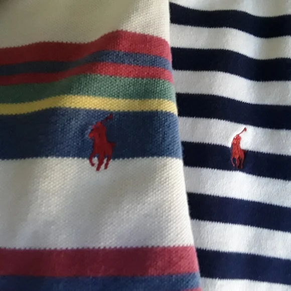 Vintage Polo Ralph Lauren Striped Polo Bundle - Picture 3 of 7